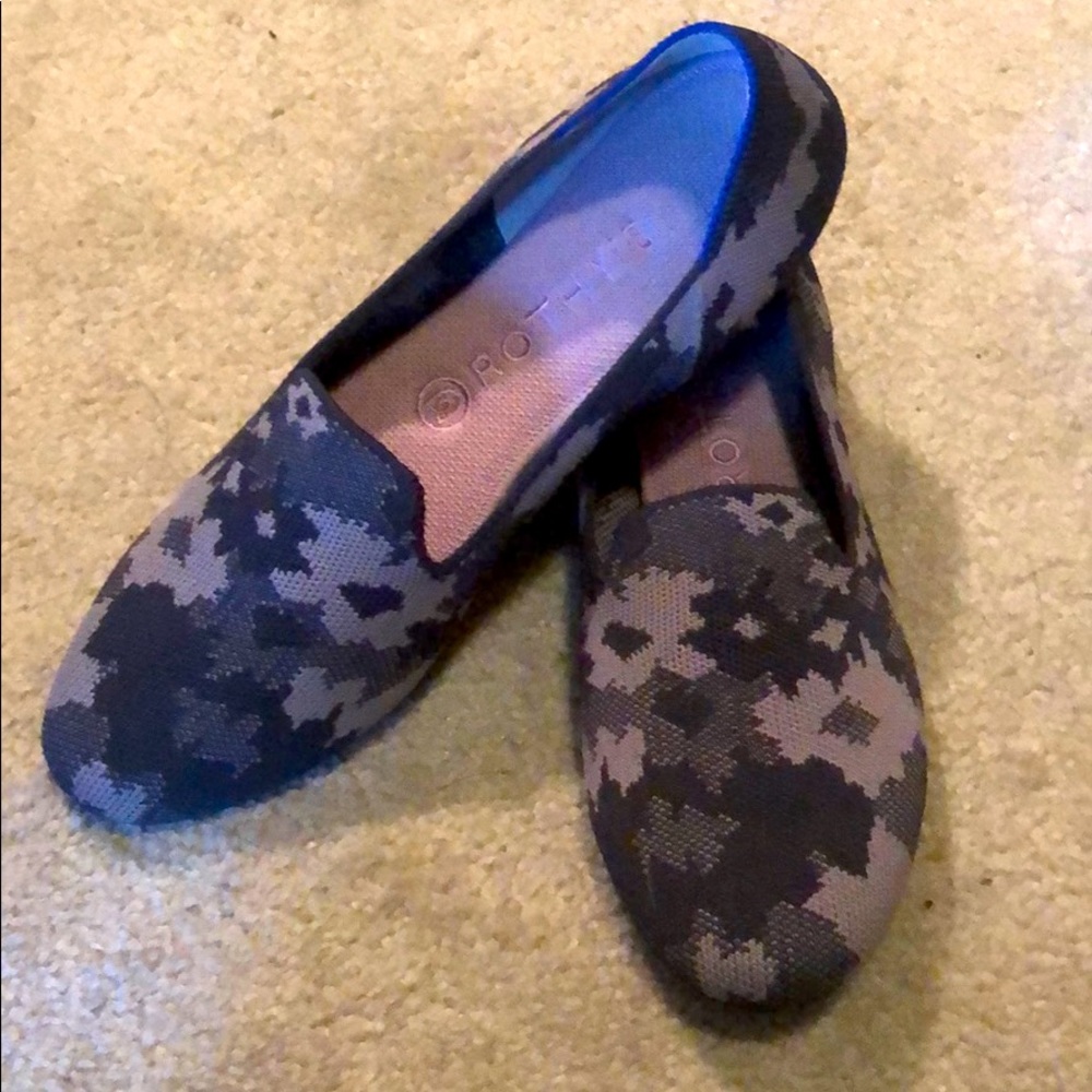 Rothy’s Grey Botanicamo Loafers size 9